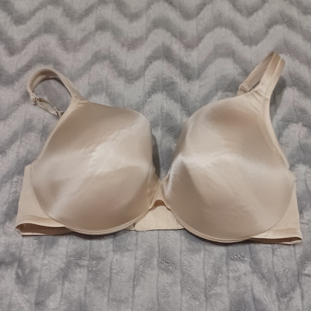 Cacique Size 38DD Beige Tan Lightly Lined Full Coverage Underwire Bra